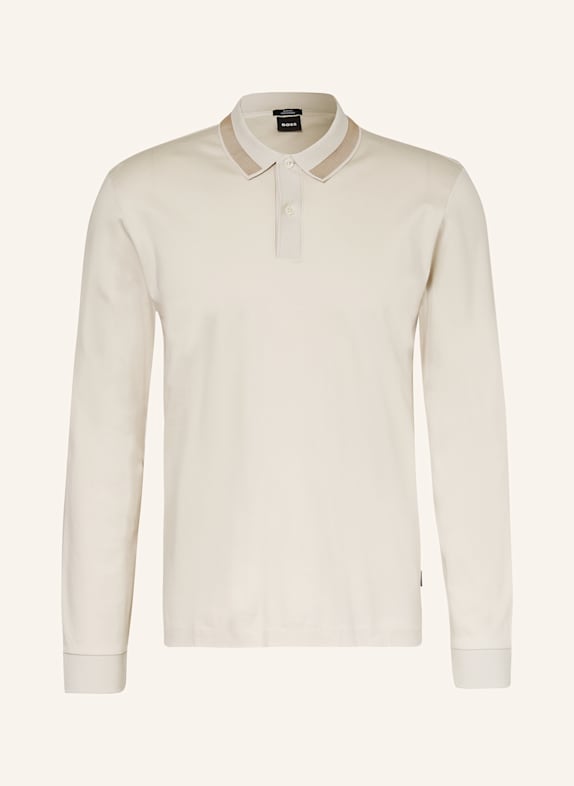 BOSS Jersey-Poloshirt PLEINS CREME