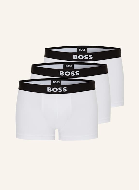 BOSS 3er-Pack Boxershorts ONE WEISS