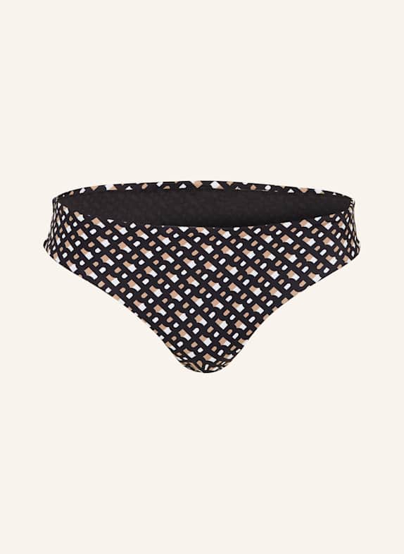 BOSS Basic-Bikini-Hose BB MONOGRAM CLASSIC SCHWARZ/ BRAUN/ ECRU