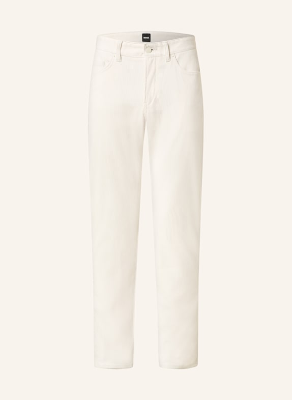 BOSS Cordhose DELAWARE Slim Fit ECRU