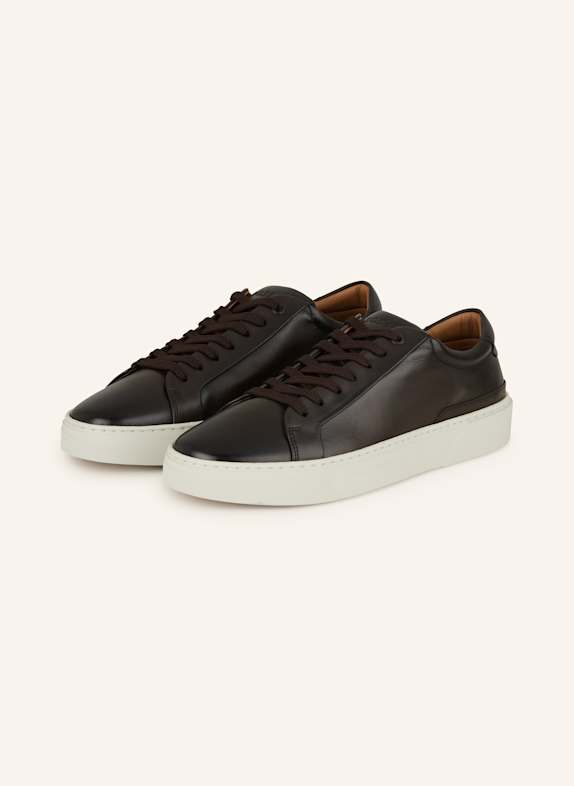 BOSS Sneakersy GARY CIEMNOBRĄZOWY