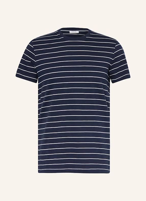 PAUL T-Shirt DUNKELBLAU/ WEISS