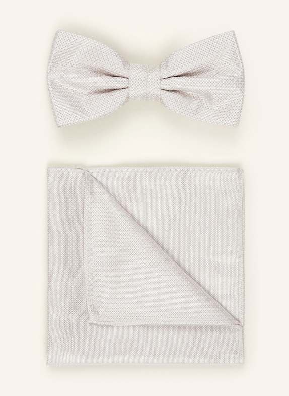 PAUL Set: Fliege und Einstecktuch BEIGE