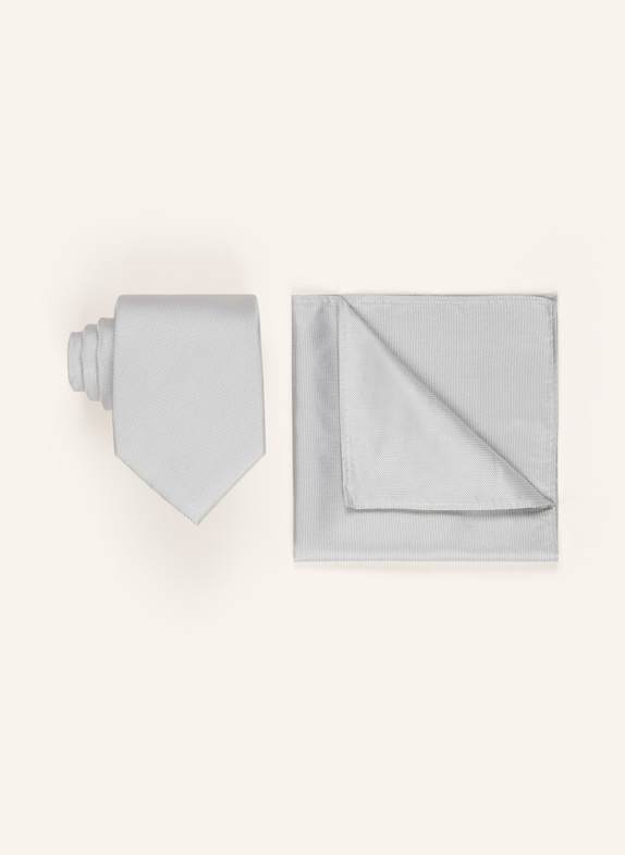 PAUL Set: Krawatte und Einstecktuch MINT