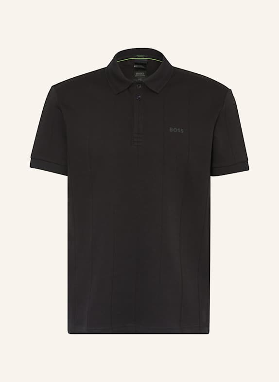 BOSS Jersey-Poloshirt PADDY CURVED Regular Fit SCHWARZ