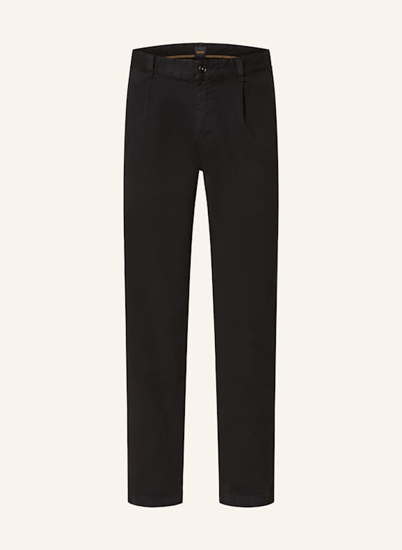 BOSS Chinos relaxed fit BLACK