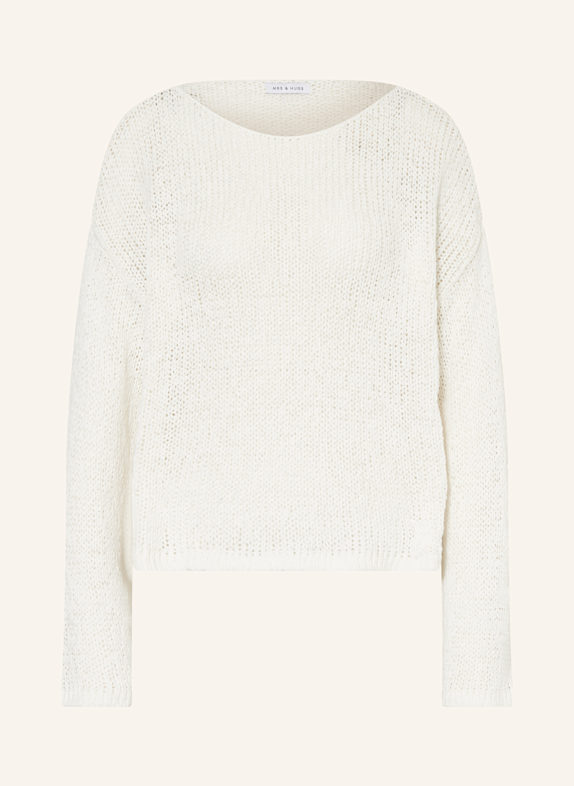 MRS & HUGS Pullover WEISS