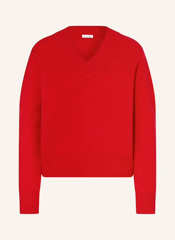 MRS & HUGS Cashmere-Pullover ROT
