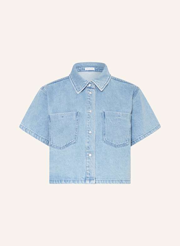 MRS & HUGS Oversized denim blouse LIGHT BLUE