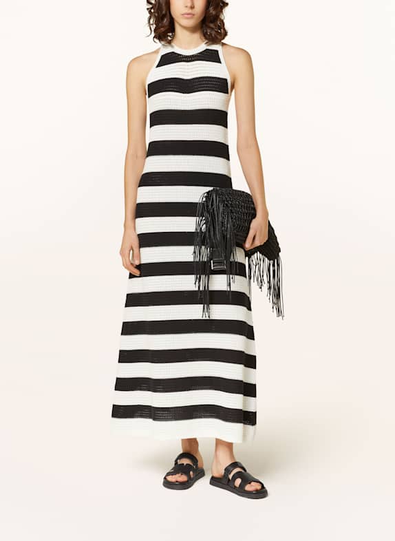 MRS 
HUGS Strickkleid SCHWARZ/ WEISS