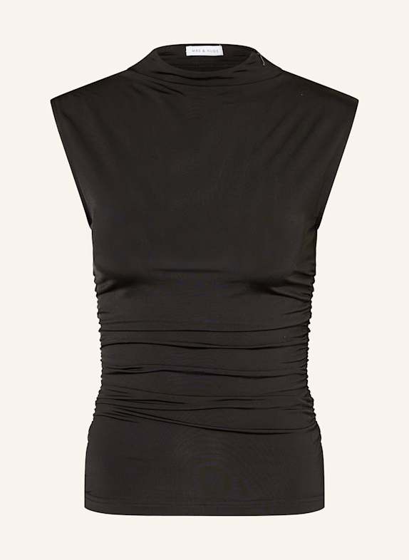 MRS & HUGS Top SCHWARZ