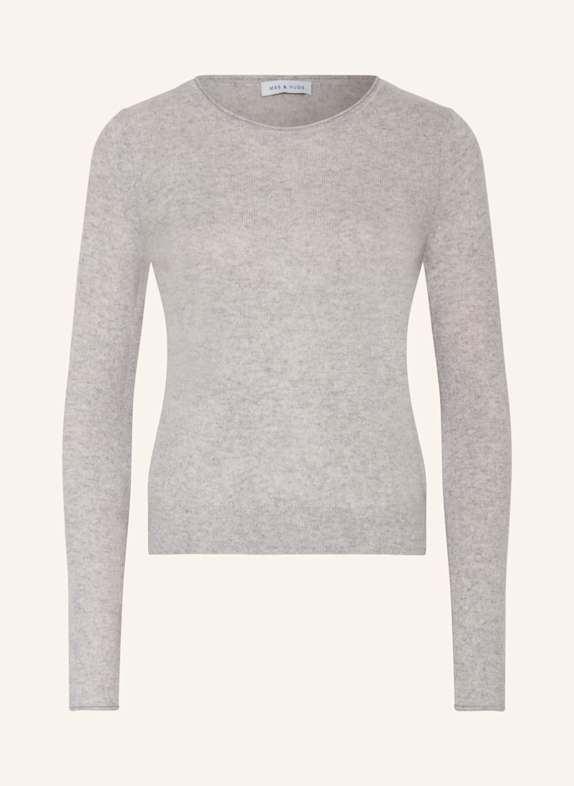 MRS & HUGS Cashmere-Pullover HELLGRAU