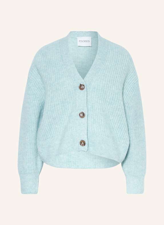 CLOSED Strickjacke mit Baumwolle HELLBLAU