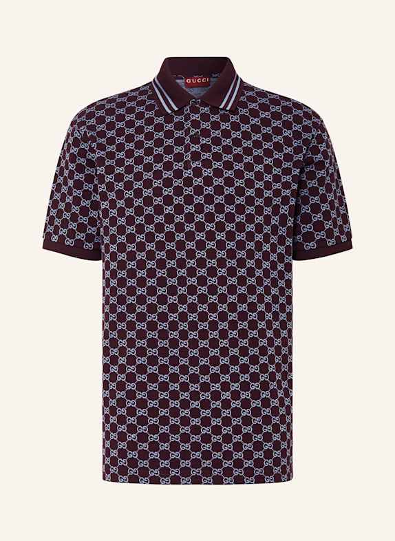 GUCCI Piqué-Poloshirt 6291 RED/AVIO