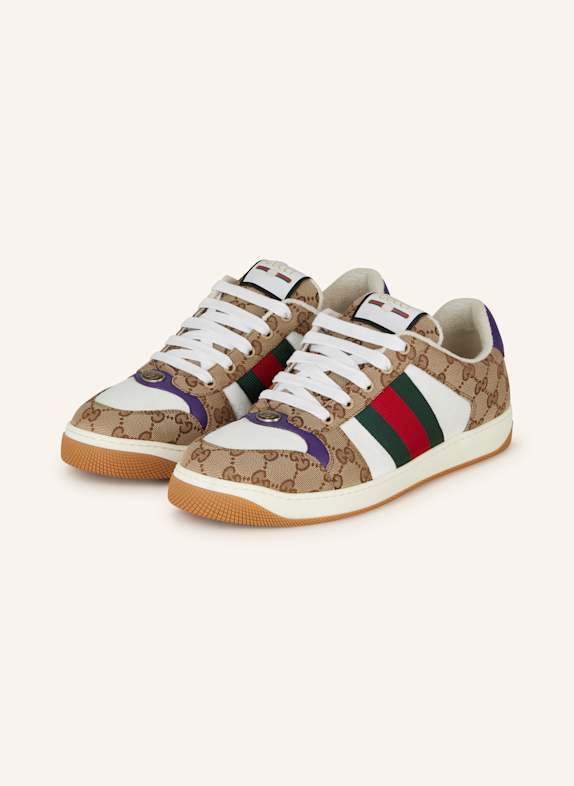 GUCCI Sneaker SCREENER WEISS/ GRÜN/ ROT