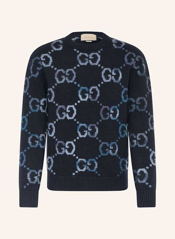 GUCCI Pullover DUNKELBLAU/ BLAU