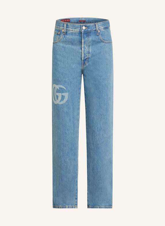 GUCCI Jeans Slim Fit 4492 BLUE/IVORY