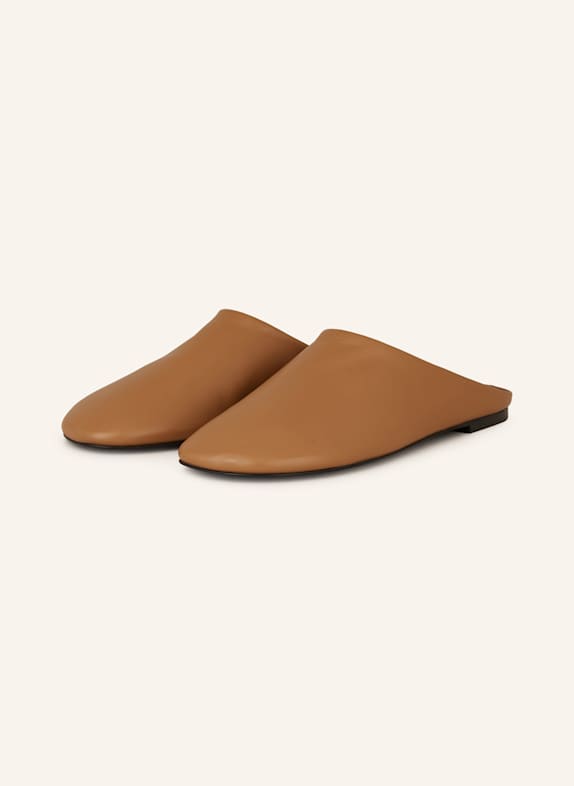 Proenza Schouler Klapki typu mules CAMELOWY