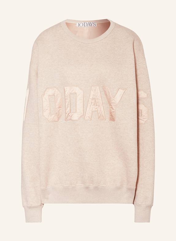 10DAYS Oversized-Sweatshirt BEIGE