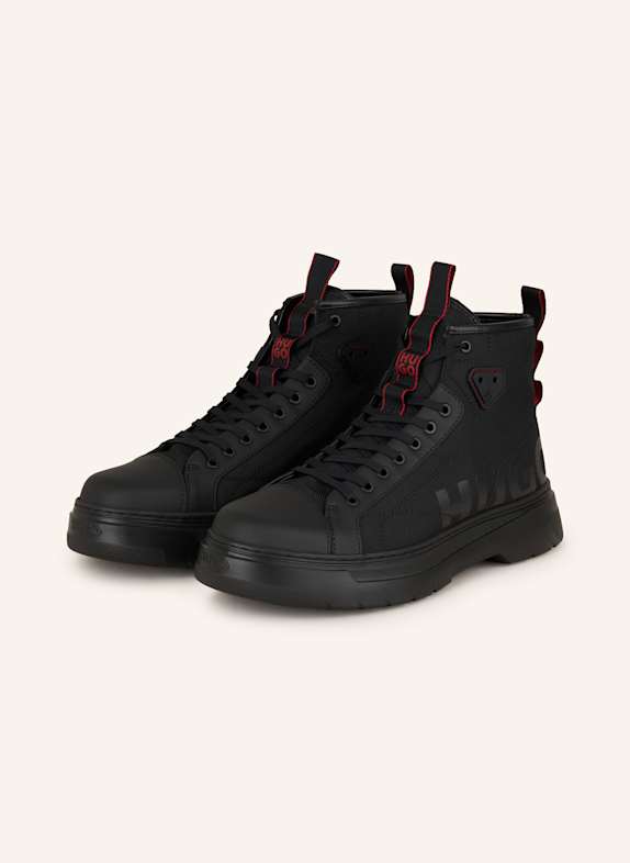 HUGO Lace-up boots URIAN BLACK