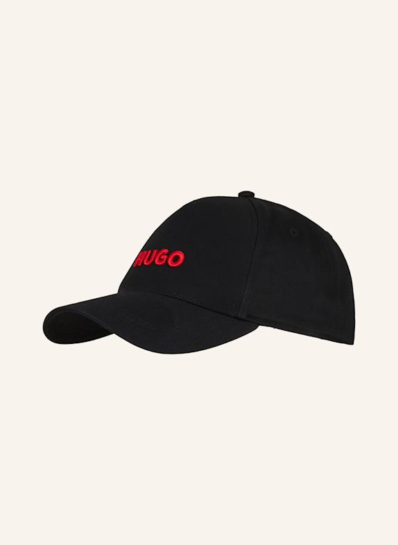 HUGO Cap JUDE SCHWARZ/ ROT