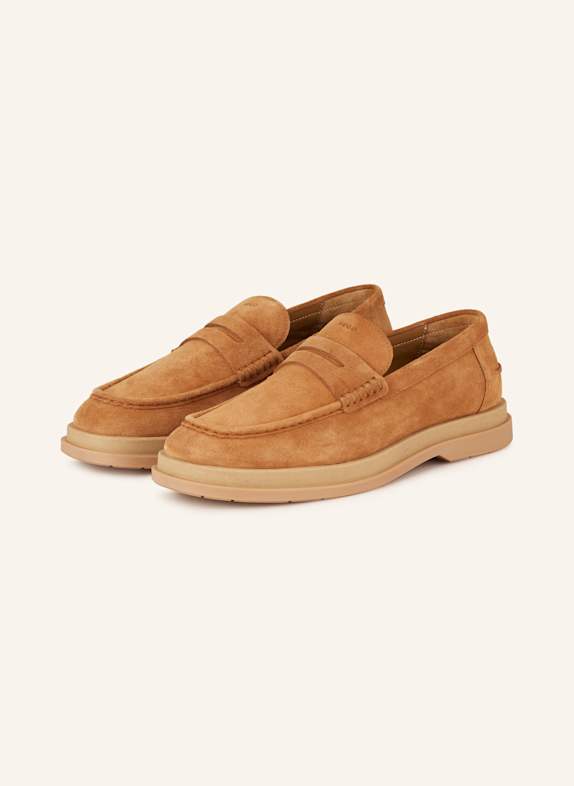 HUGO Penny-Loafer CHAOL HELLBRAUN