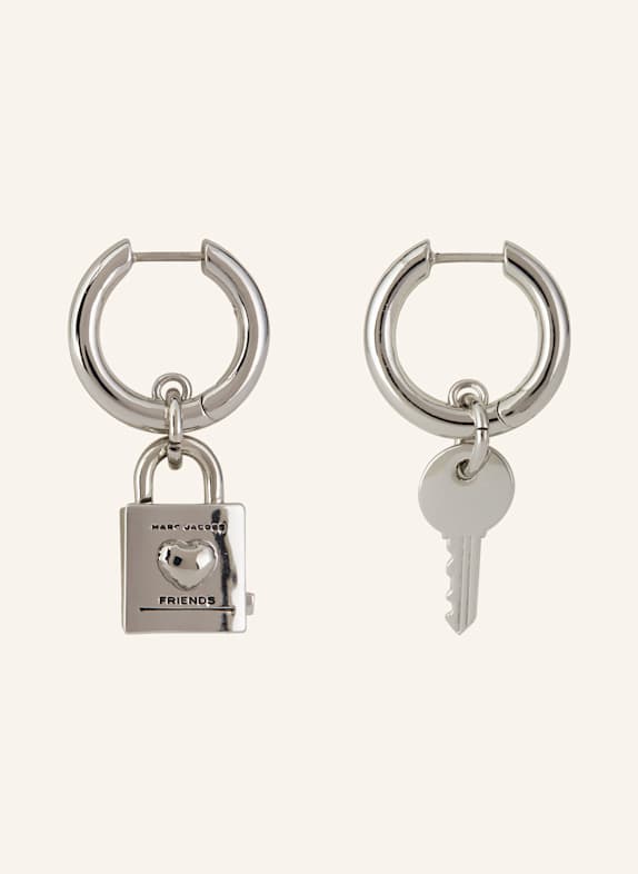 MARC JACOBS Ohrringe FRIENDSHIP PADLOCK SILBER