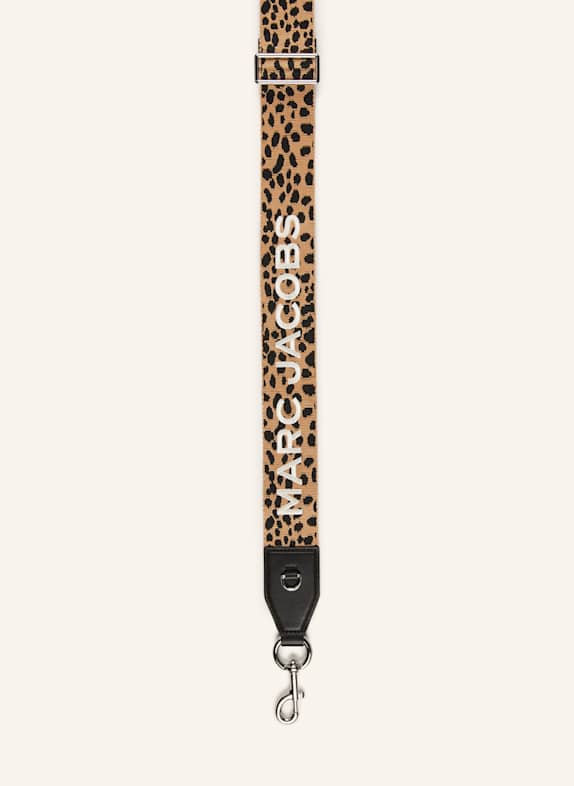 MARC JACOBS Schulterriemen THE STRAP BEIGE/ SCHWARZ/ WEISS