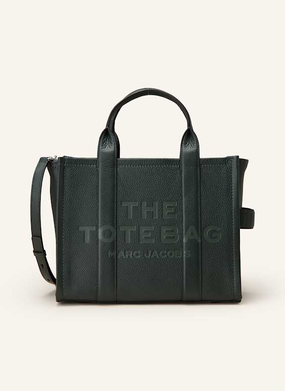 MARC JACOBS Shopper THE MEDIUM TOTE BAG DUNKELGRÜN