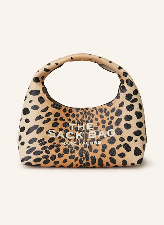 MARC JACOBS Handtasche THE MINI SACK BAG HELLORANGE/ SCHWARZ/ BEIGE