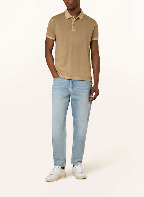 STROKESMAN'S Piqué-poloshirt BEIGE