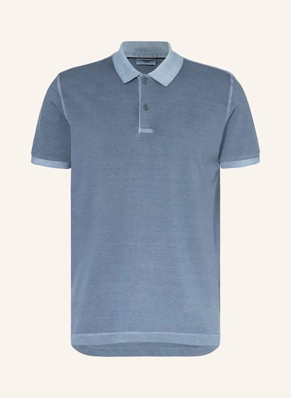 STROKESMAN'S Piqué-Poloshirt BLAU