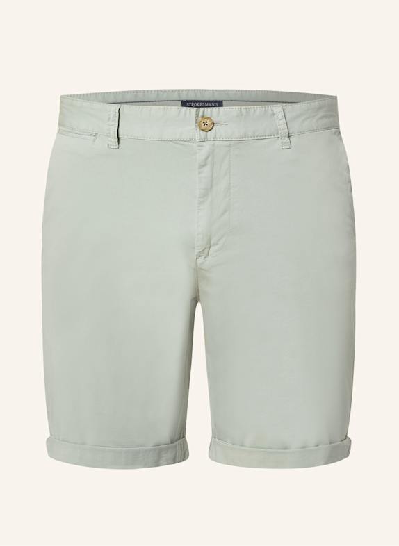STROKESMAN'S Szorty chinosy slim fit JASNOZIELONY