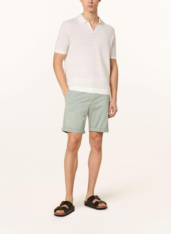 STROKESMAN'S Chinoshorts Slim Fit HELLGRÜN
