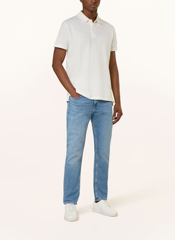STROKESMAN'S Piqué-poloshirt HVID