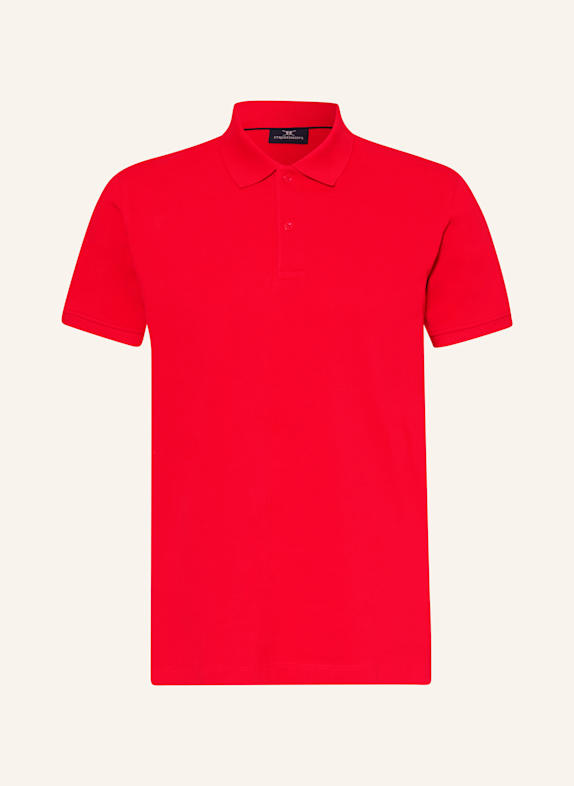 STROKESMAN'S Piqué-Poloshirt ROT