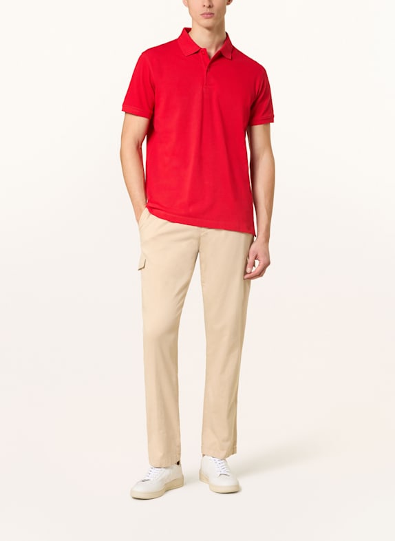 STROKESMAN'S Piqué-poloshirt RØD