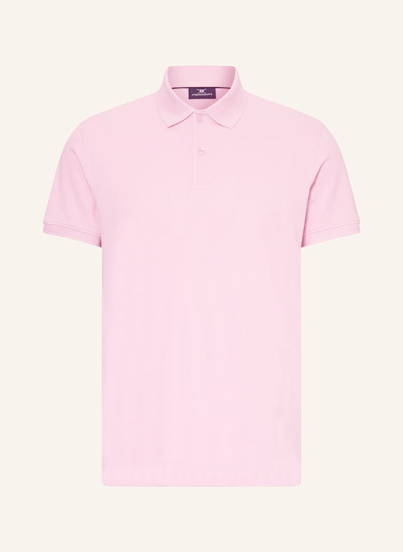 STROKESMAN'S Piqué-Poloshirt HELLROSA