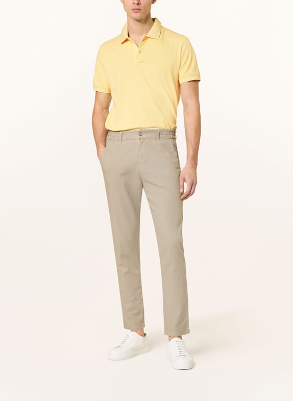STROKESMAN'S Piqué-poloshirt GUL