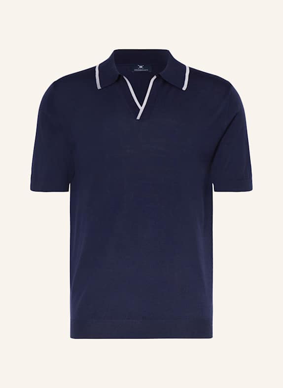 STROKESMAN'S Koszulka polo z dzianiny GRANATOWY