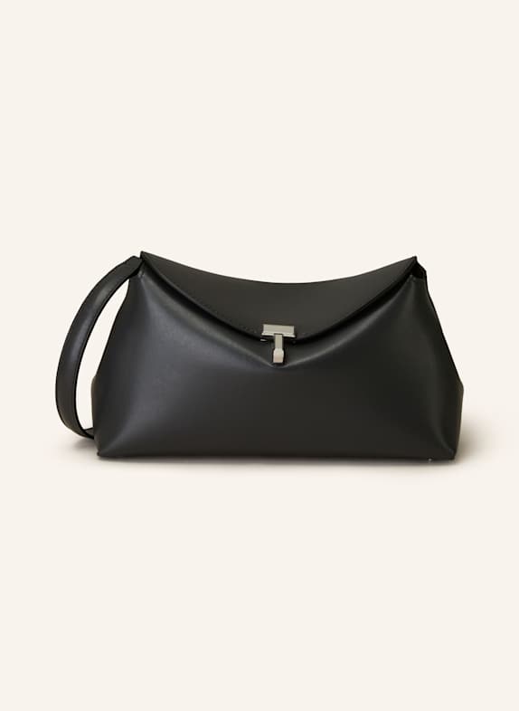 TOTEME Clutch T-LOCK DUNKELGRAU