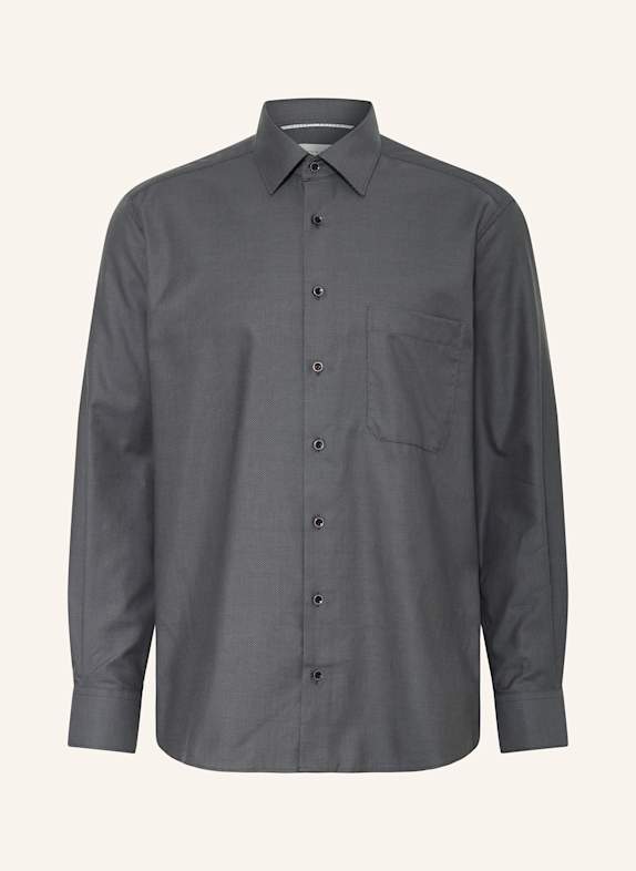 ETERNA Hemd Comfort Fit DUNKELGRAU/ SCHWARZ