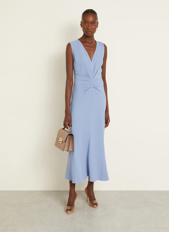 VICTORIA BECKHAM Sukienka koktajlowa JASNONIEBIESKI