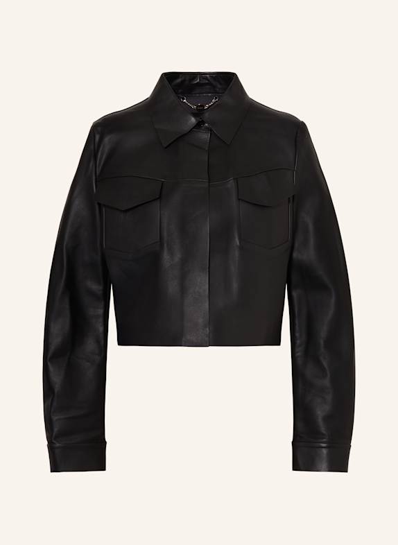 MARC CAIN Lederjacke 900 BLACK