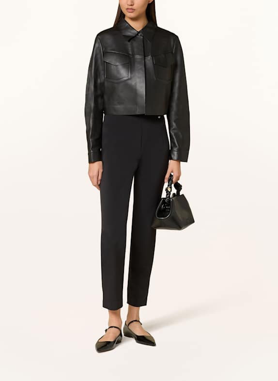 MARC CAIN Lederjacke 900 BLACK