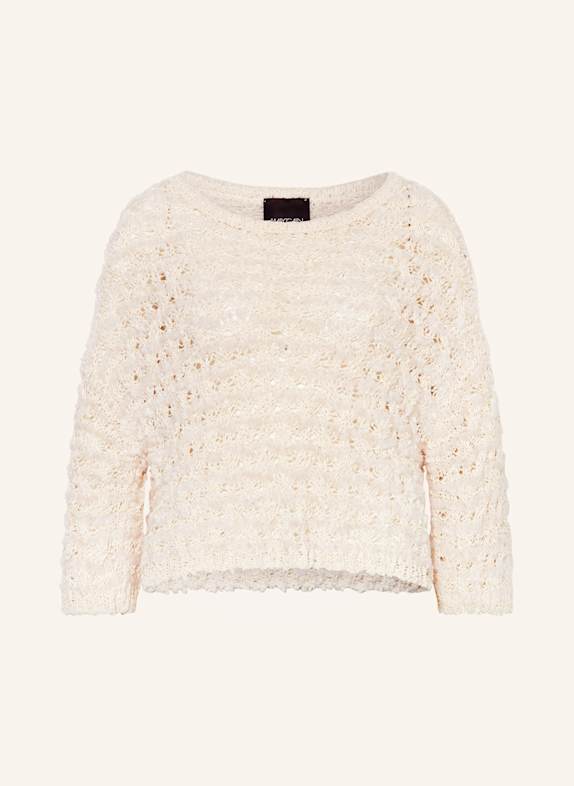 MARC CAIN Pullover mit Glitzergarn 153 Magnolia