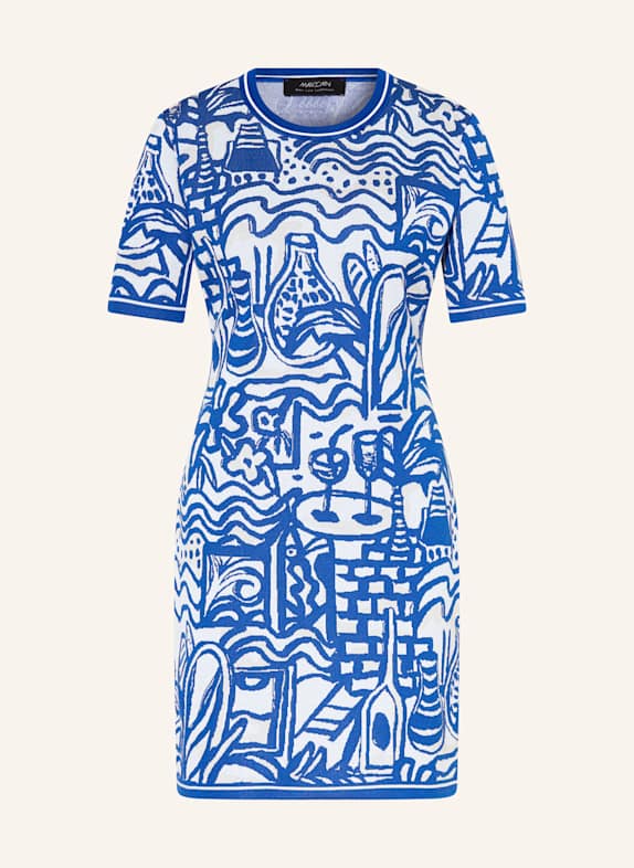 MARC CAIN Knit dress 366 gentian