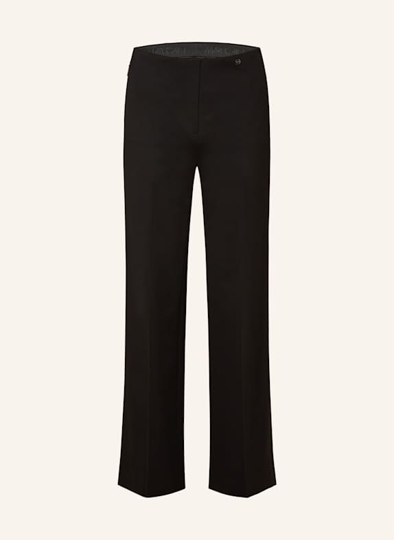 MARC CAIN WINDER wide leg trousers 900 BLACK