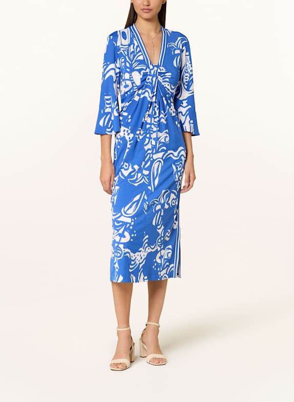 MARC CAIN escada sport contrast print jacket item 366 gentian