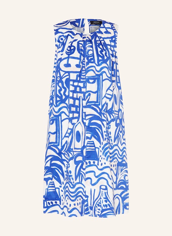 MARC CAIN Dress with decorative gems 366 gentian